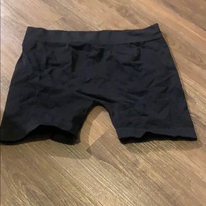 Black spandex shorts